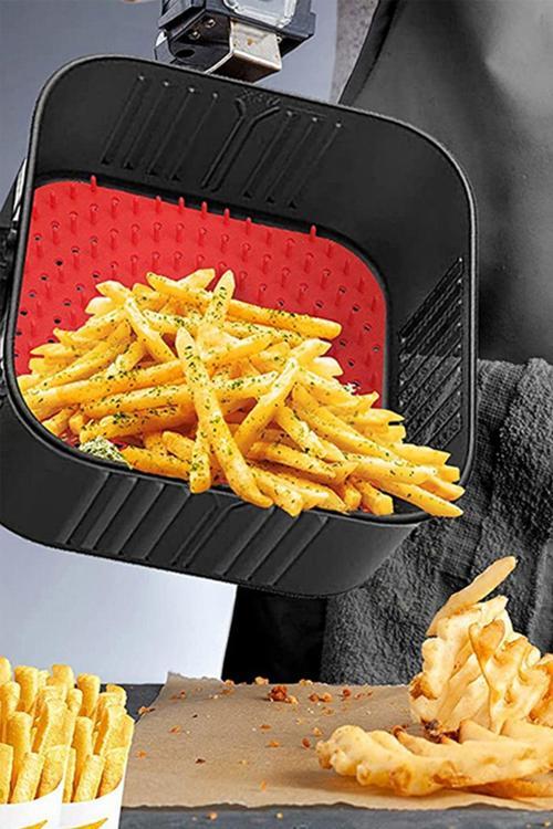 Yapışmaz Slikon Pişirme Kağıdı Airfreyer Mikrodalga Fırın Pişirme Kağıdı Bpa İçermez 21X14Cm
