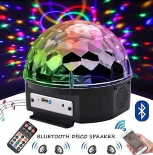 Renkli Işıklı Lazer Parti Bluetoothlu Led Küre Disko Topu