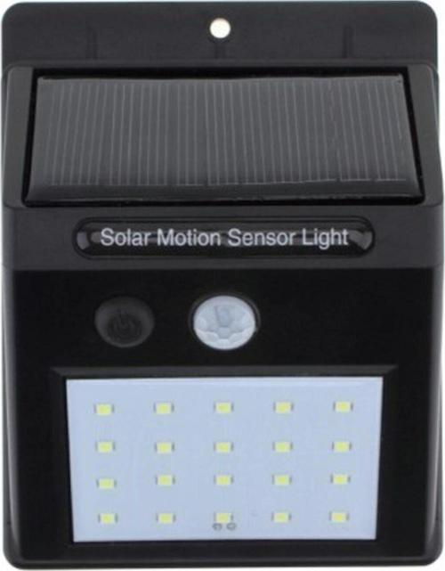 Solar Güneş Enerjili Hareket Sensörlü 20 Ledli Duvar Lambası