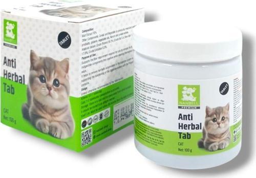 Anti Herbal Tab Kediler İçin Tüy Yumağı Önleyici Tablet 100 gr