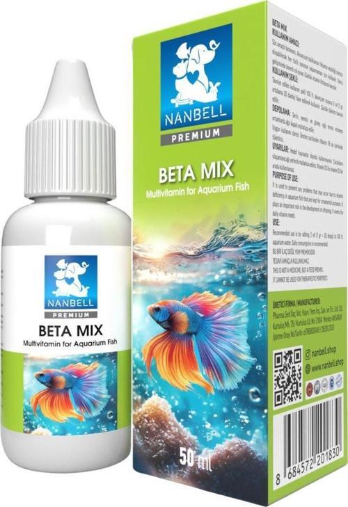 Beta Mix – Akvaryum Balıkları İçin Multivitamin 50ml