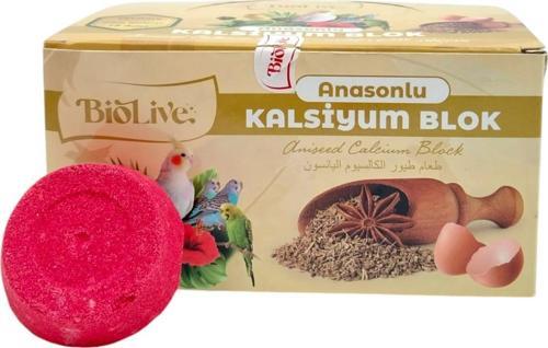Muhabbet Kuşları İçin Anasonlu Kalsiyum blok 1 Adet