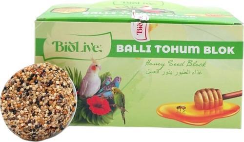 Muhabbet Kuşları İçin Ballı tohum blok 1 Adet