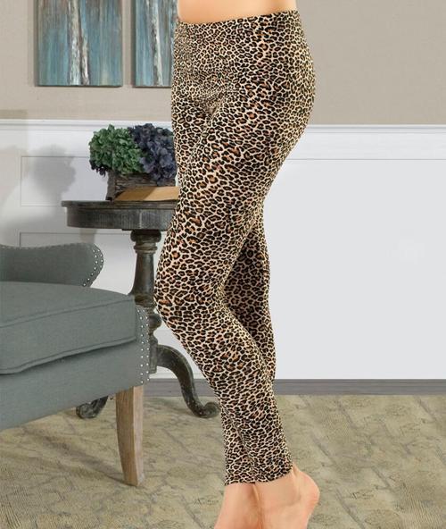 Leopar Uzun Kadın Tayt