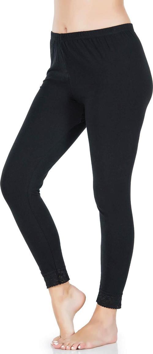 Paça Dantelli Uzun Battal Kadın Tayt B