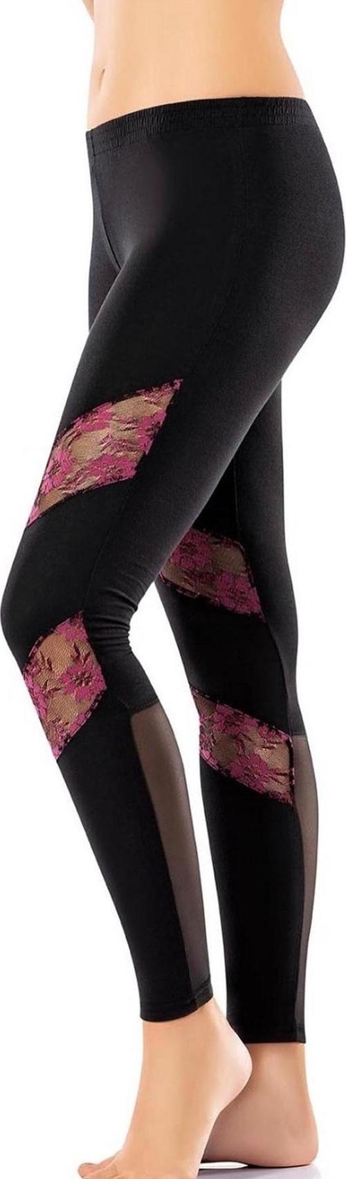 Tül Dantel Detaylı Kadın Tayt