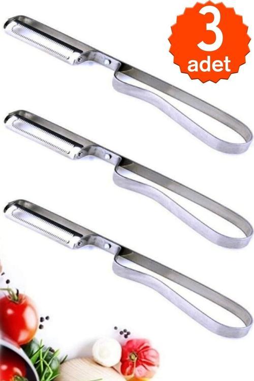 Metal Yan Soyacak Patates Sebze Paslanmaz Çelik Sebze Patates Soyacak Aparatı Lüks Soyacağı