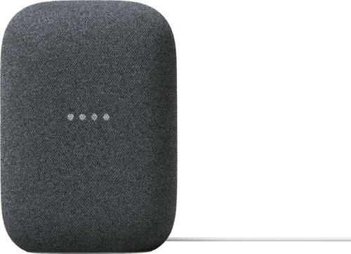 Nest Audio | Sesli Bluetooth Hoparlör - Kablosuz Müzik Akışı, Güçlü Ses, Dahili Asistan | Siyah