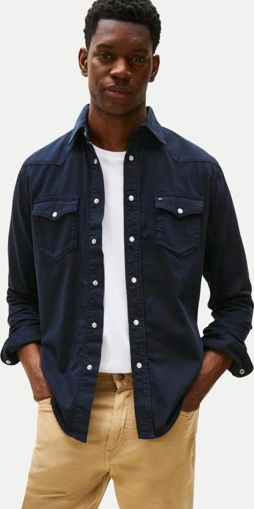 DENIM SHIRT GMD Erkek Mavi Gömlek MW0MW40684DW5