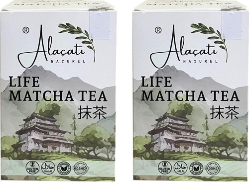 Alaçatı Natürel Life Matcha Tea 140 gr (7gr x 20 paket) x 2 Adet