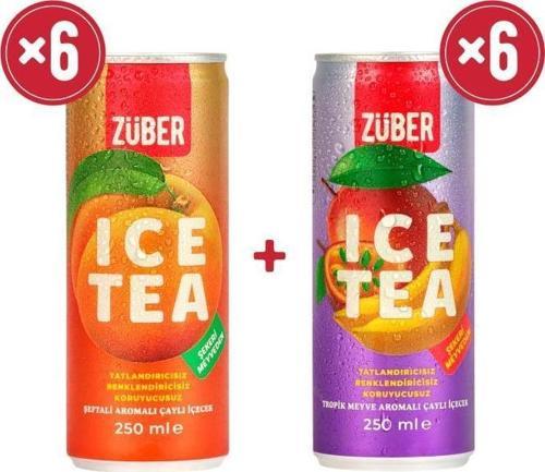 Ice Tea Tropik & Şeftali 250ml X 12 Adet