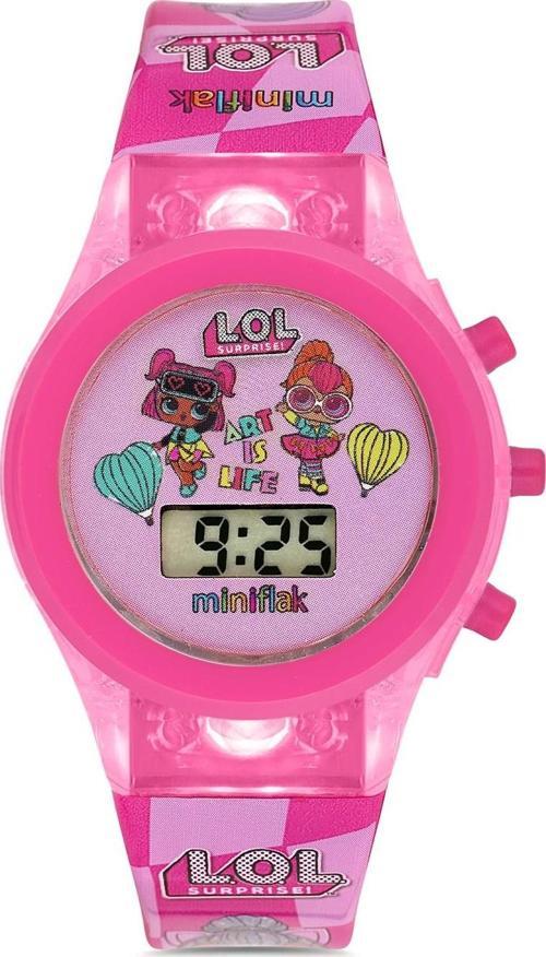 LOL Surprise! Lisanslı LOL7001 Pembe Işıklı Çocuk Saati