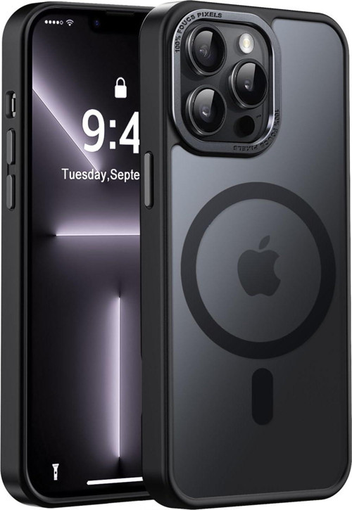 iPhone 11 Pro Max Uyumlu Kamera Korumalı Magsafe Wireless Şarj Özellikli Mat Silikon Kılıf