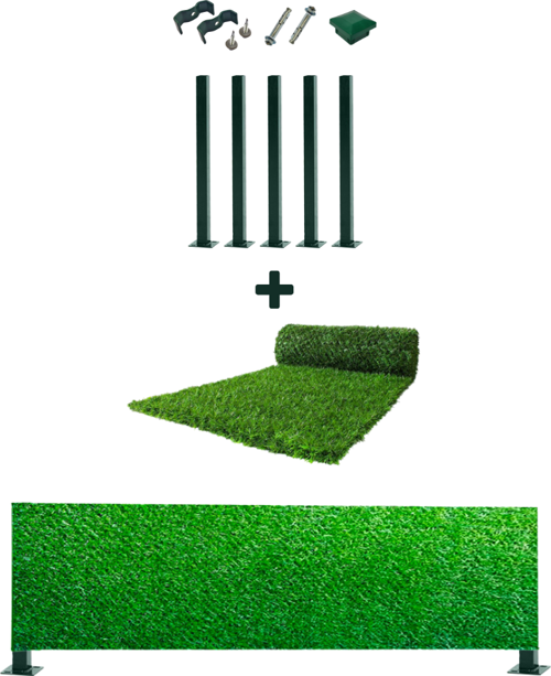 Çim Çit + 5 Direk Avantaj Paketi (10 Metre) 75 Cm