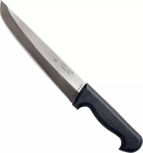 Şahin Bursa Kalın Kasap Bıçağı No:3, 18 cm, Plastik Sap