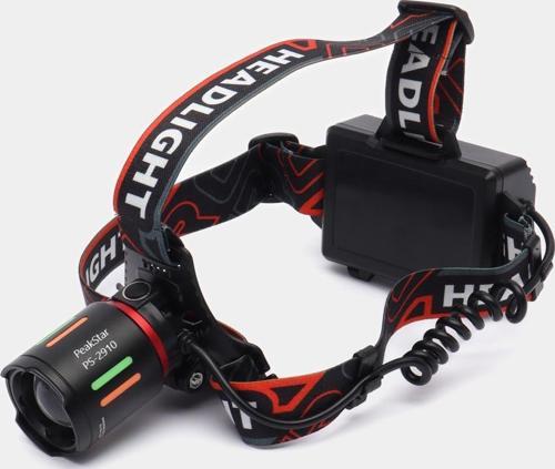 PeakStar PS-2910 Şarjlı Profesyonel Zoomlu Kamp Avcı Balıkçı Kafa Lambası Feneri