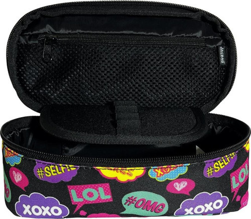Selfie Kız Çocuk Oval XL Organizer Kalem Kutusu Kalemlik