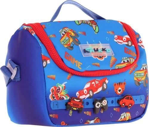 Kids Isı Yalıtımlı, Silikon Aksesuarlı Beslenme Çantası - Mavi Kırmızı - Erkek Çocuk - L7258