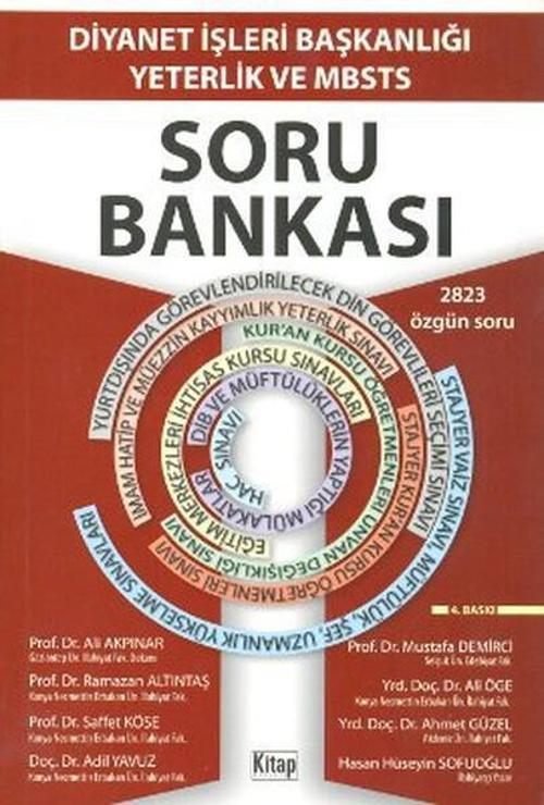 Diyanet İşleri Başkanlığı Yeterlik ve MBSTS Soru Bankası 2823 Özgün Soru