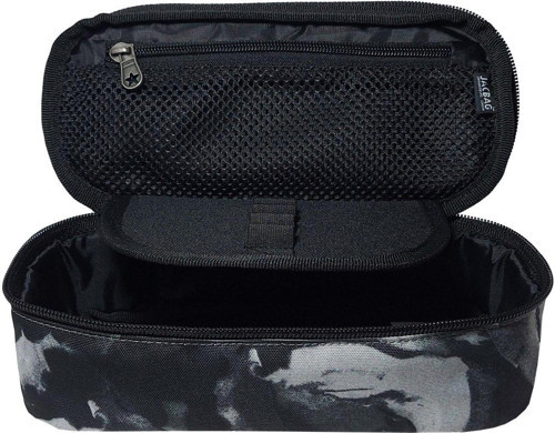 Gri Kamuflaj Erkek Çocuk Oval XL Organizer Kalem Kutusu Kalemlik