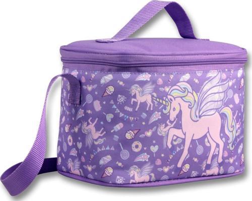 Ümit Çanta Kız Çocuk Beslenme Çantası (Thermo Isı Yalıtımlı) - Unicorn Pegasus - Lila -  5028