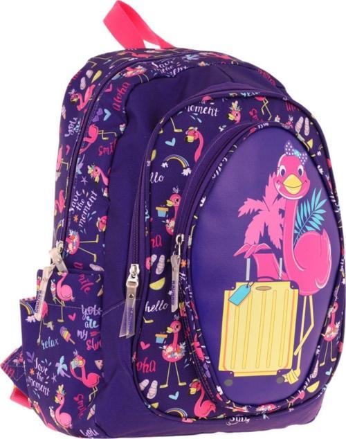 Kids Üç Gözlü (Kız Çocuk) Okul Sırt Çantası (Flamingo Detaylı) - L5223