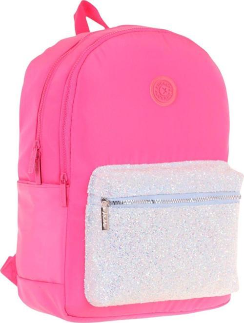 Bright Kız Çocuk Taşlı Pembe Üç Bölmeli Okul Çantası - K1811