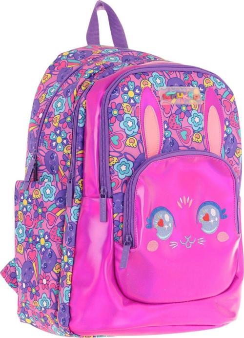 Kids Tavşan Şekilli Kız Çocuk Dört Gözlü Okul Çantası - L5220