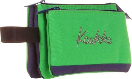 İki Bölmeli Yeşil Love Baskılı Kız Çocuk Akordion Kalem Çantası - K2672