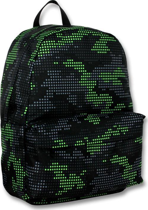 Ümit Çanta Erkek Çocuklar İçin Yeşil Renkli Pixel Kamuflaj Baskılı Okul Çantası - 5090