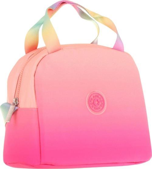 Kız Çocuklarına Özel Somon Pembe Renk Geçişli Beslenme Çantası (Isı Yalıtımlı) (K9075)