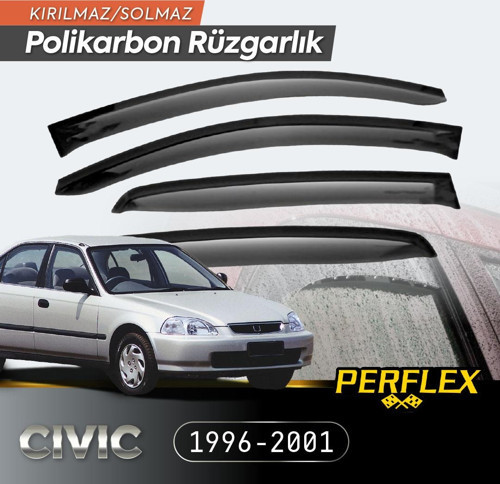 Honda Civic 1996-2001 Cam Rüzgarlığı V2 Mugen