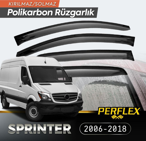 Mercedes Sprinter 2006-2018 Cam Rüzgarlığı V2 Mugen