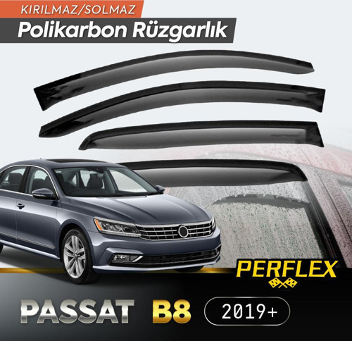 VW Passat B8 2019+ Cam Rüzgarlığı V2 Düz