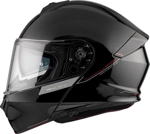 KASK MT GENESİS SV A2 ÇENE AÇILIR PARLAK SİYAH