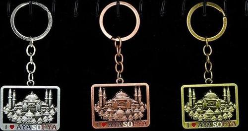 Metal Ayasofya Anahtarlık Alk2200