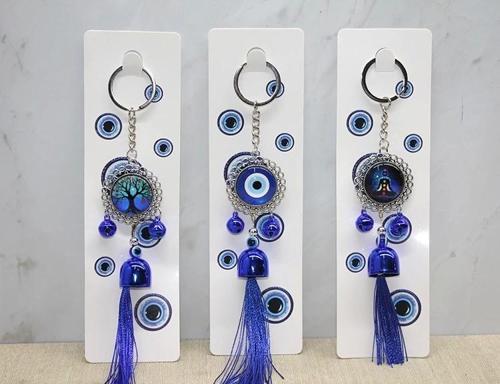 Metal Nazar Boncuğu Çan Alk3496