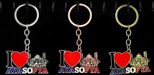 Metal Ayasofya Anahtarlık Alk2199