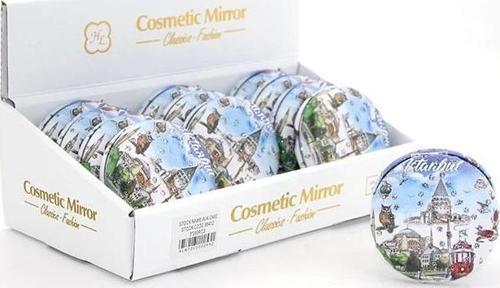 Taşlı İstanbul Tasarımı El Aynası Kalın Alk2492