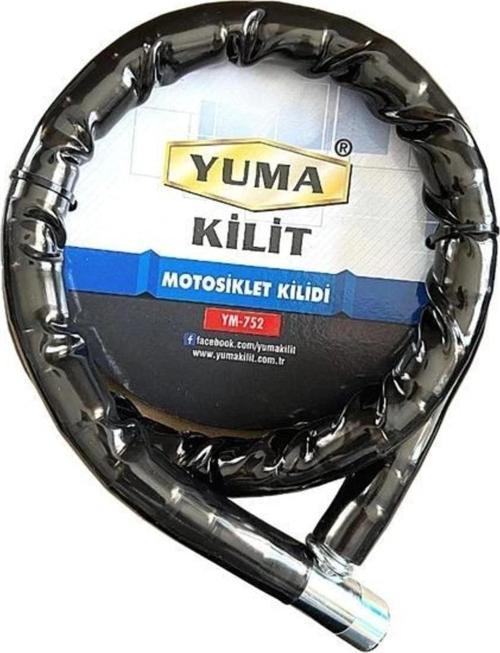 Yuma Ym-752 Motorsiklet Kilidi Anahtarlı Körüklü Siyah ( Boy : 120cm-çap : 22mm )