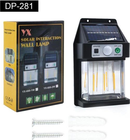 3 Ledli Solar Bahçe Lambası