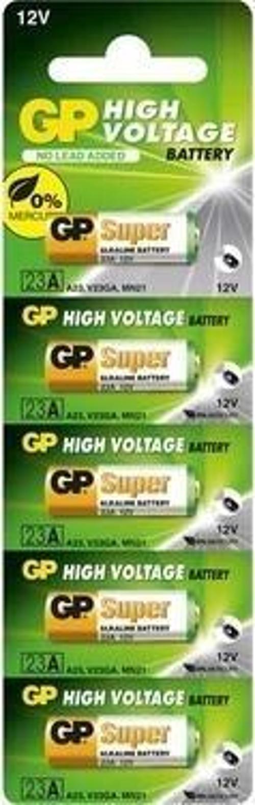 Gp 23a V23ga Mn21 12v Alkalin Pil Kepenk Anahtar Pili Beşli Paket