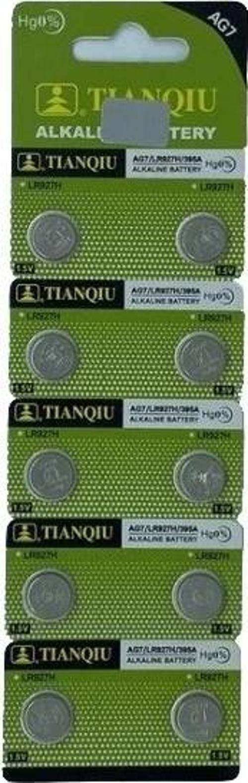 TıanQıu Ag7 Lr927/395 Alkalin 10'lu Düğme Pil