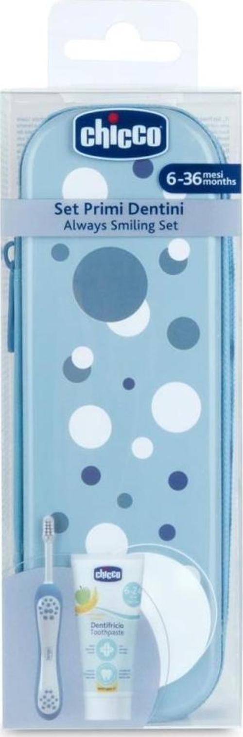 Nessiworld Chicco Diş Fırçası Seti 6+ Ay Blue