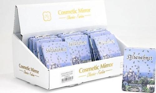 Taşlı İstanbul Tasarımı El Aynası İnce Alk2621