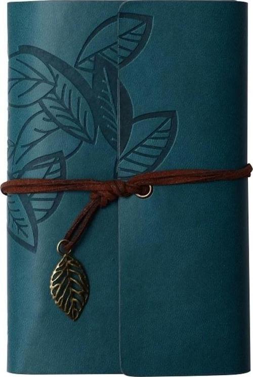 Yaprak Desenli Deri Defter