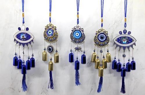 Metal Nazar Boncuğu Çan Alk3497