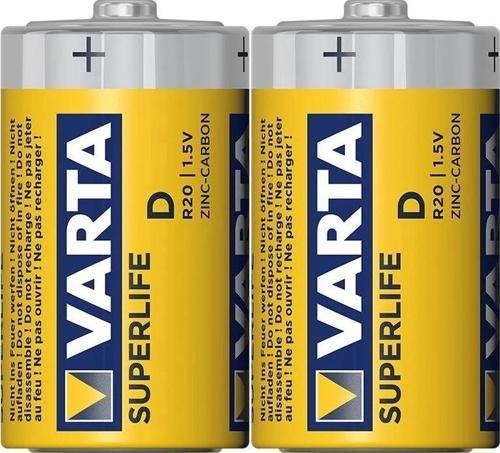 Varta Superlife Çinko Büyük D Boy Pil 24'lü Paket