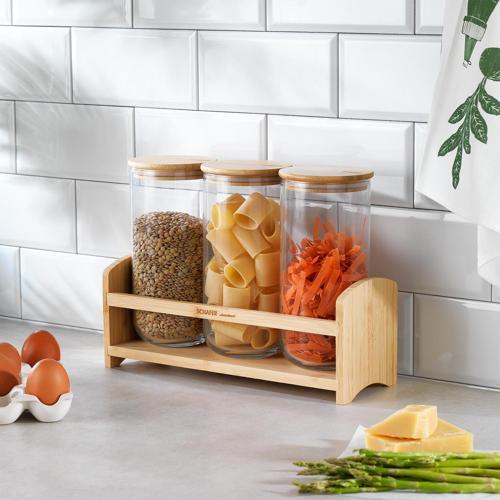Duo Mix Standlı Baharatlık Seti 4 Parça (Büyük)