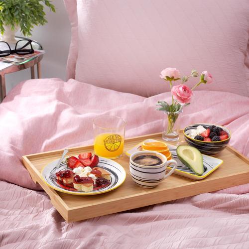 Mixed 2 li Dikdörtgen Servis Tabağı 23Cm-Çok Renkli